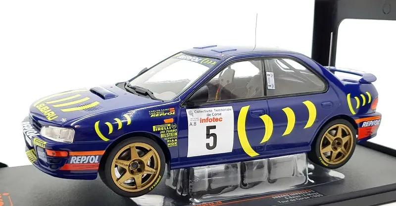 Ixo 1/18 Scale 18Rmc063a Subaru Impreza 555 #5 Winner 1995 Sainz 1