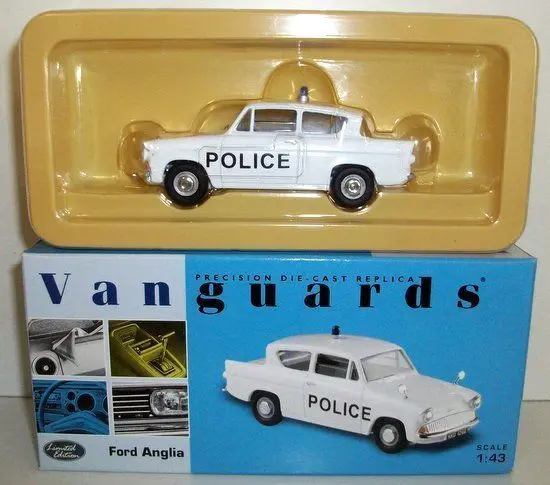 Vanguards 1/43 Va00120 Ford Anglia Liverpool & Bootle Police Car 1