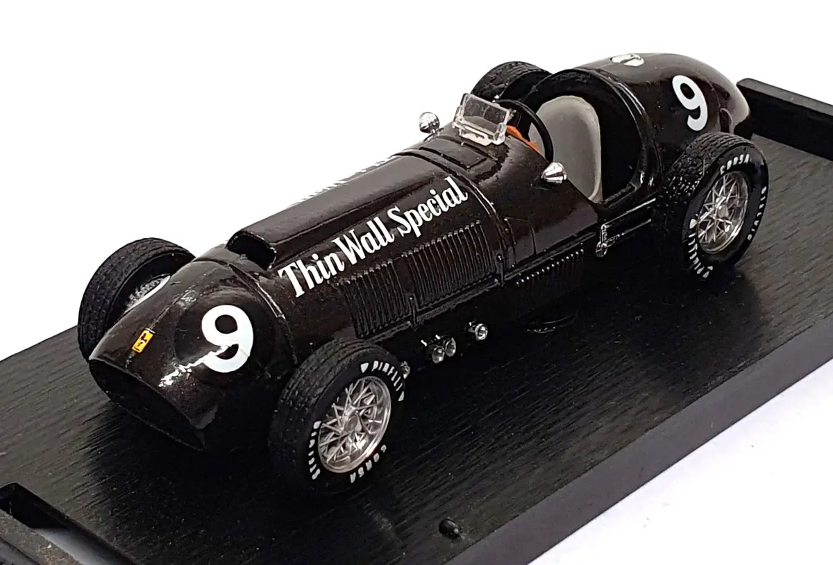 Brumm Models 1/43 Scale R192s - 1951 Ferrari 375 F1 Black #9 1