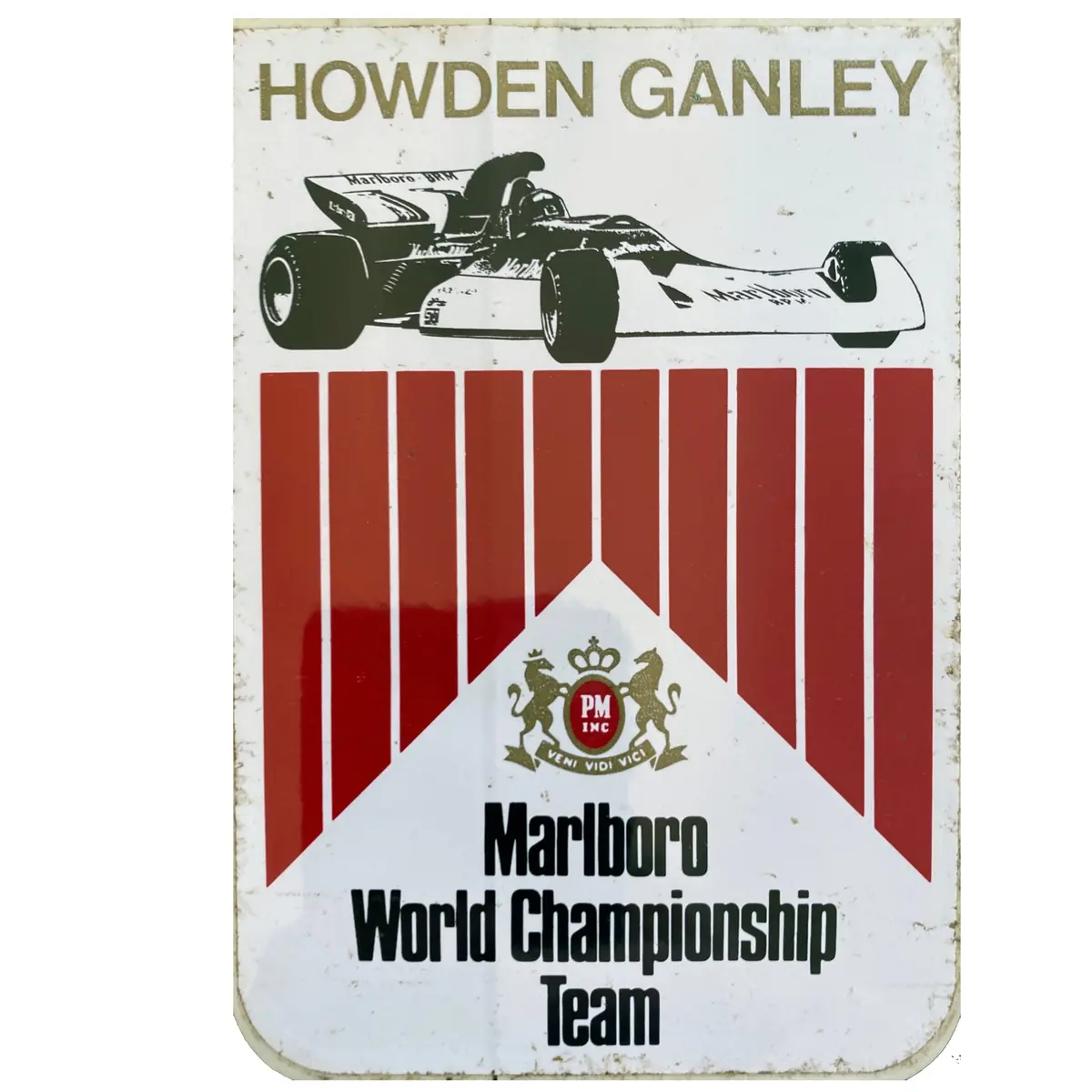 Marlboro Brm - Howden Ganley - Driver Sticker 1