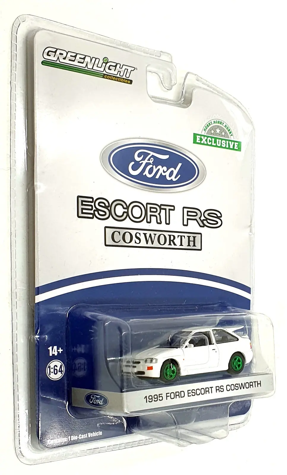 Greenlight 1/64 Scale 30379 - 1995 Ford Escort Rs Cosworth - Chase 1