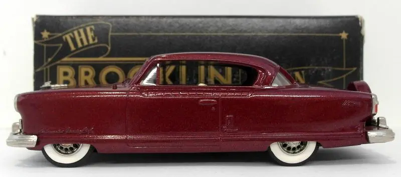 Brooklin 1/43 Scale Brk34 001 - 1954 Nash Ambassador Maroon 1