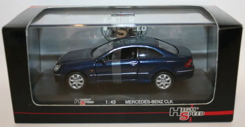 High Speed Models 1/43 Scale Diecast 43Kfb11s - Mercedes Benz Clk - Dark Blue 1