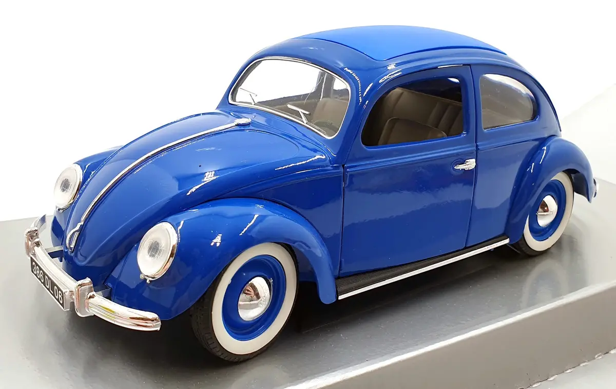 Majorette 1/18 Scale Diecast 4406 - 1958 Volkswagen Coccinelle Beetle - Blue 1
