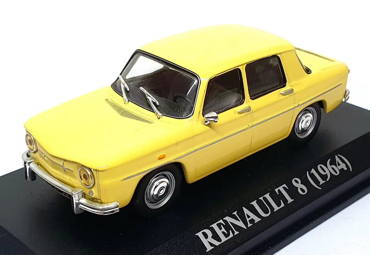 Altaya 1/43 Scale Diecast 799Hp - 1964 Renault 8 - Yellow 1