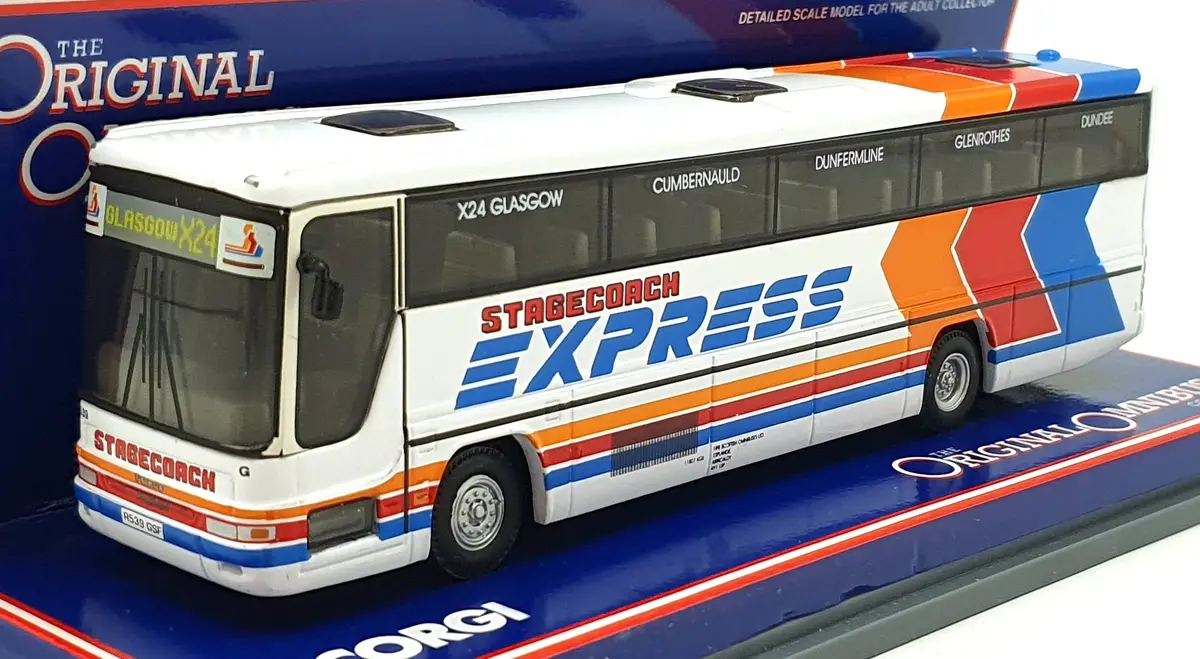 Corgi 1/76 Scale 43801 Diecast Plaxton Excalibur Wallace Arnold Bradford Fc Bus 1