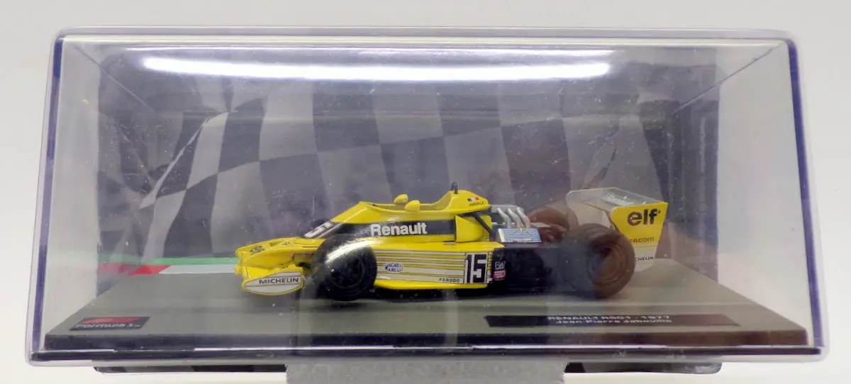 Altaya 1/43 Scale 22220K - F1 Renault Rs01 1977 - #15 Jp.Jabouille 1