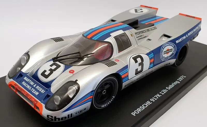 Cmr 1/18 Scale Diecast Cmr132 - Porsche 917K Martini Livery Sebring '71 #3 1