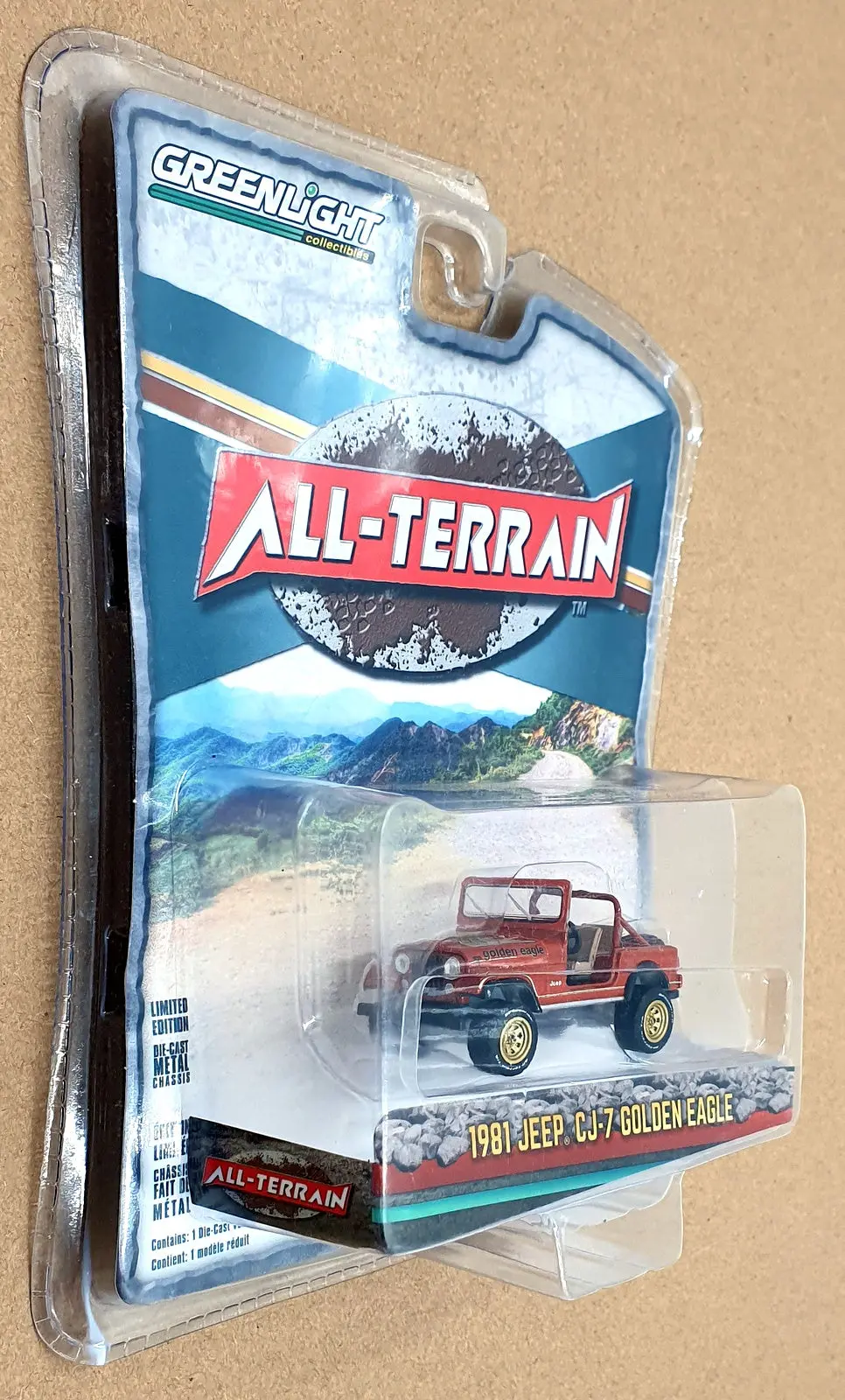 Greenlight 1/64 Scale 35230-C - 1981 Jeep Cj-7 Golden Eagle 1
