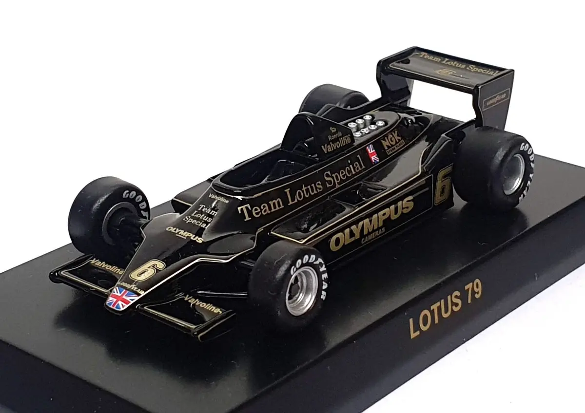 Kyosho 1/64 Scale 64L79rp - F1 Lotus 79 #6 Ronnie Peterson - Black 1