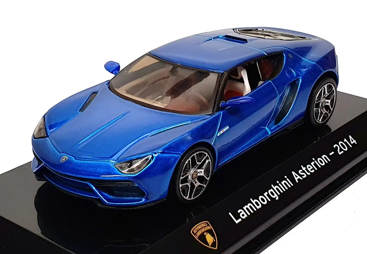 Panini 1/43 Scale Diecast Pn07g - 2014 Lamborghini Asterion - Met. Blue 1