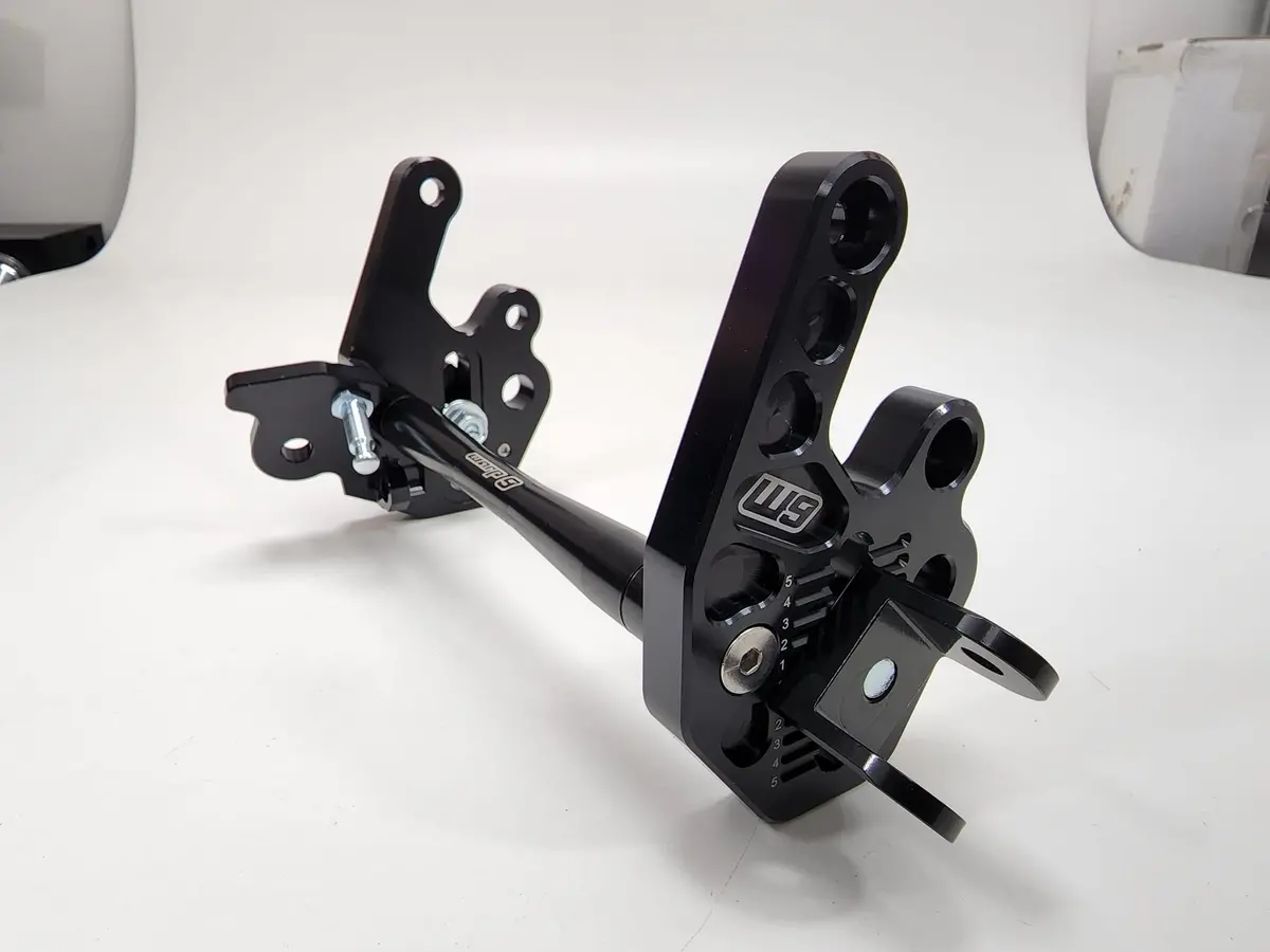 Warp9 Adjustable Footpeg Mounts For E Ride Pro 1