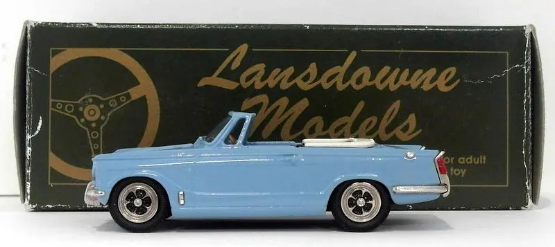 Lansdowne Models 1/43 Scale Ldm19 - 1968 Triumph Vitesse Mk2 Top Down - Blue 1