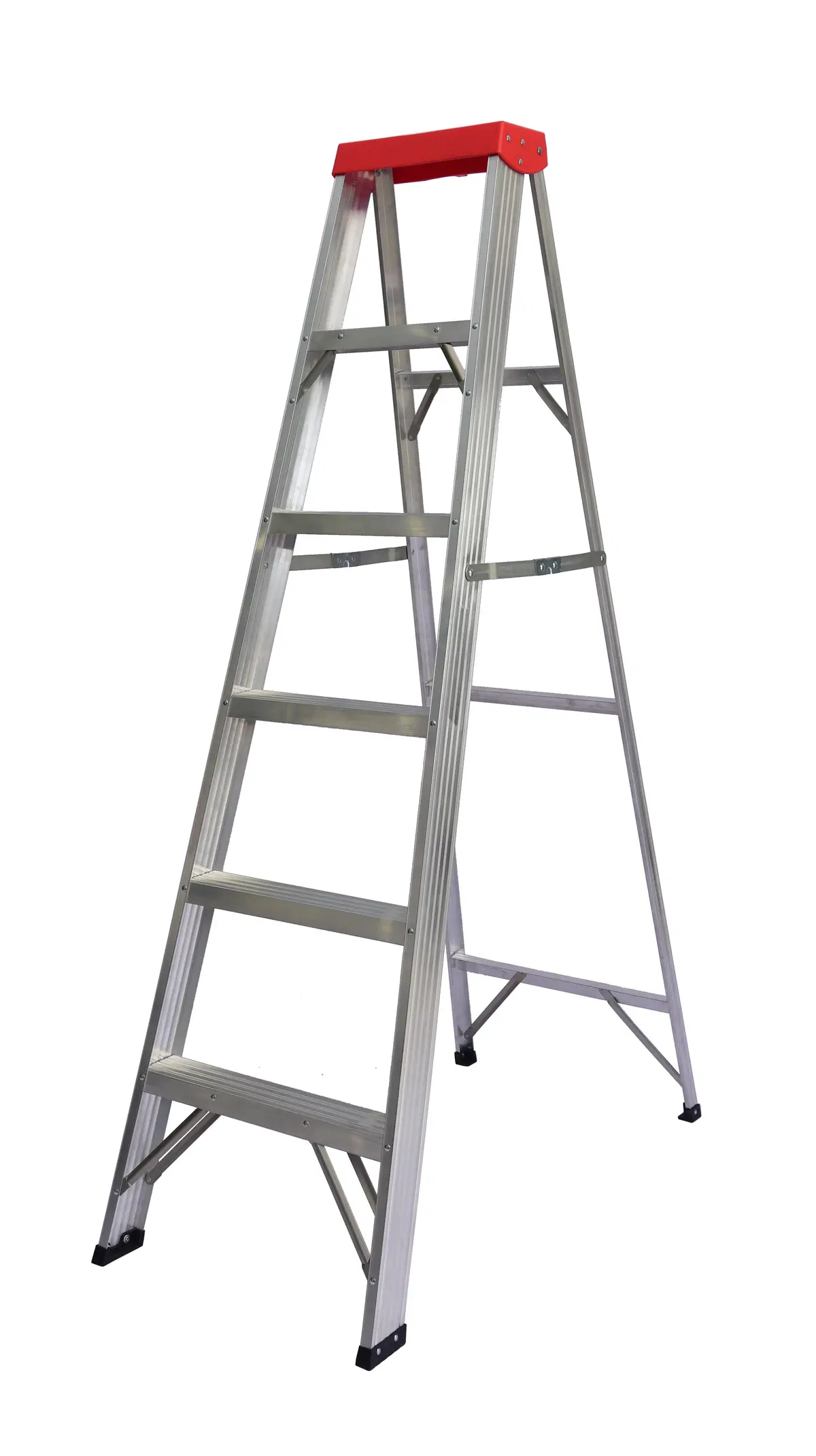 Duradrive 6' Aluminum Step Ladder, 225Lbs Grade 2 1