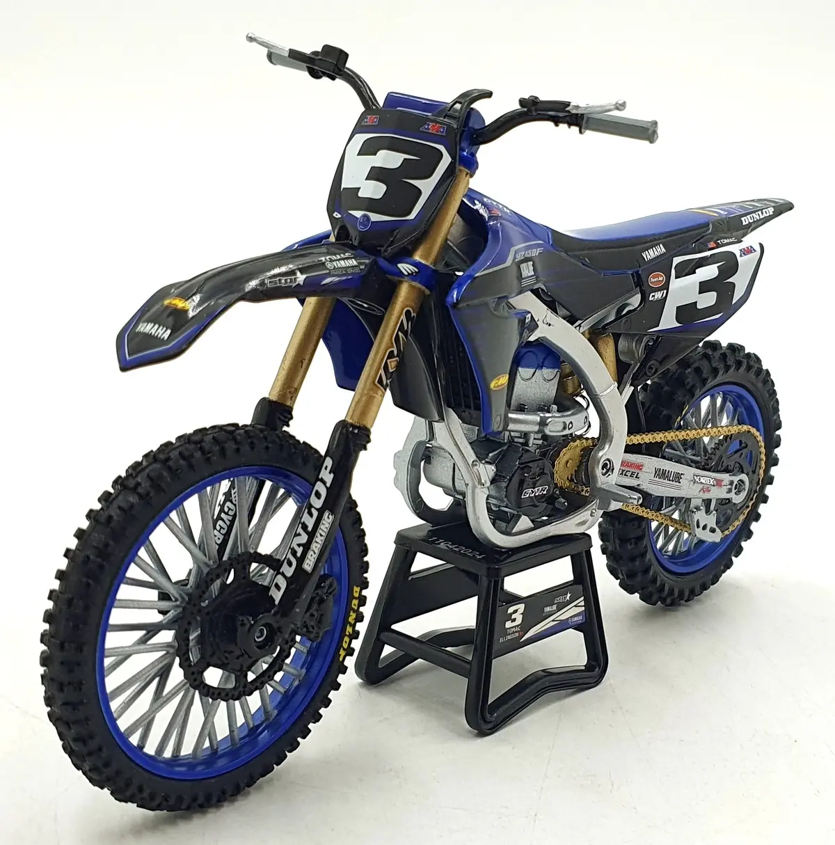 Newray 1/12 Scale 58323 - Yamaha #3 Motorbike - Tomac 1