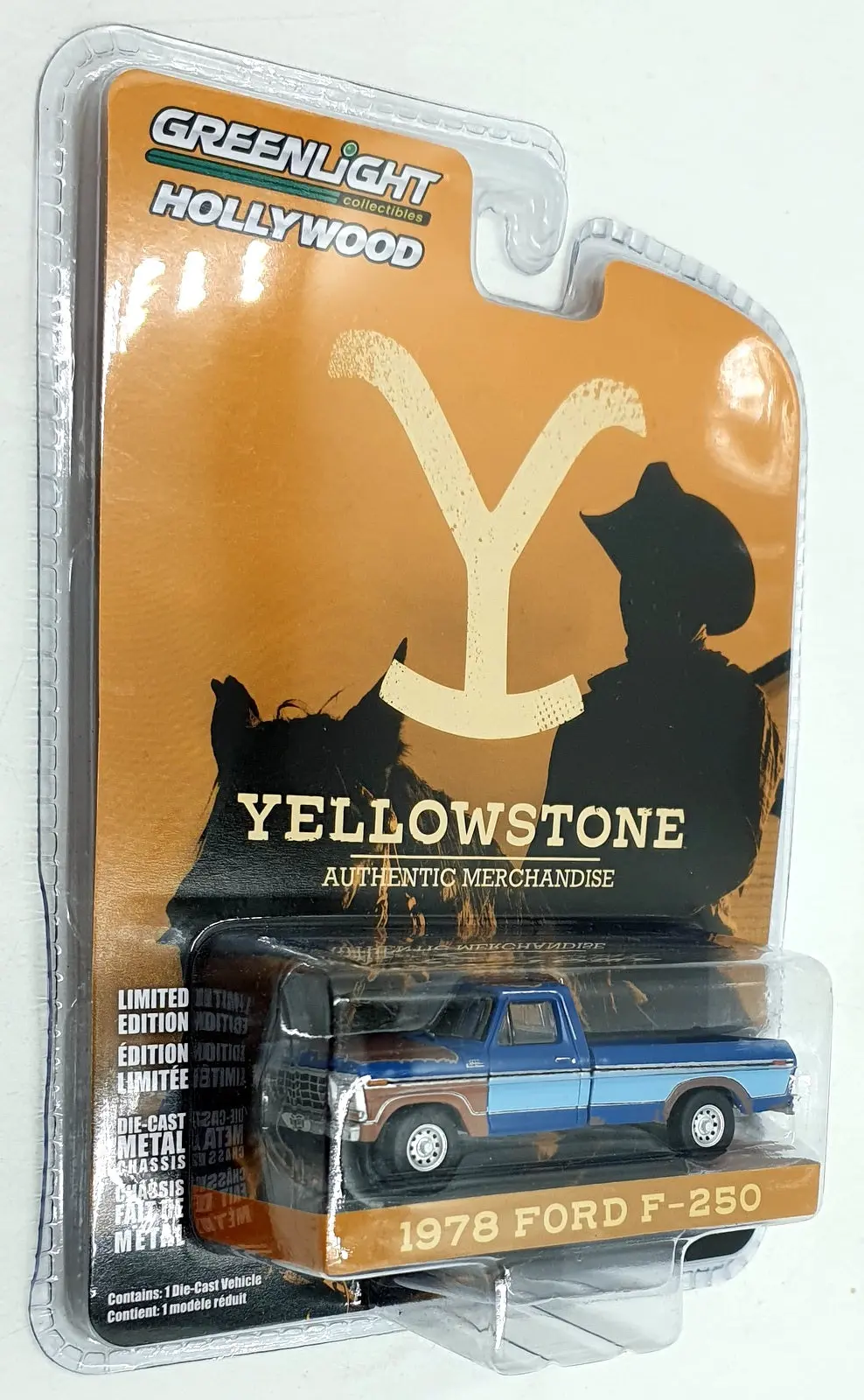 Greenlight 1/64 Scale 44980-E - 1978 Ford F-250 Truck - Yellowstone 1