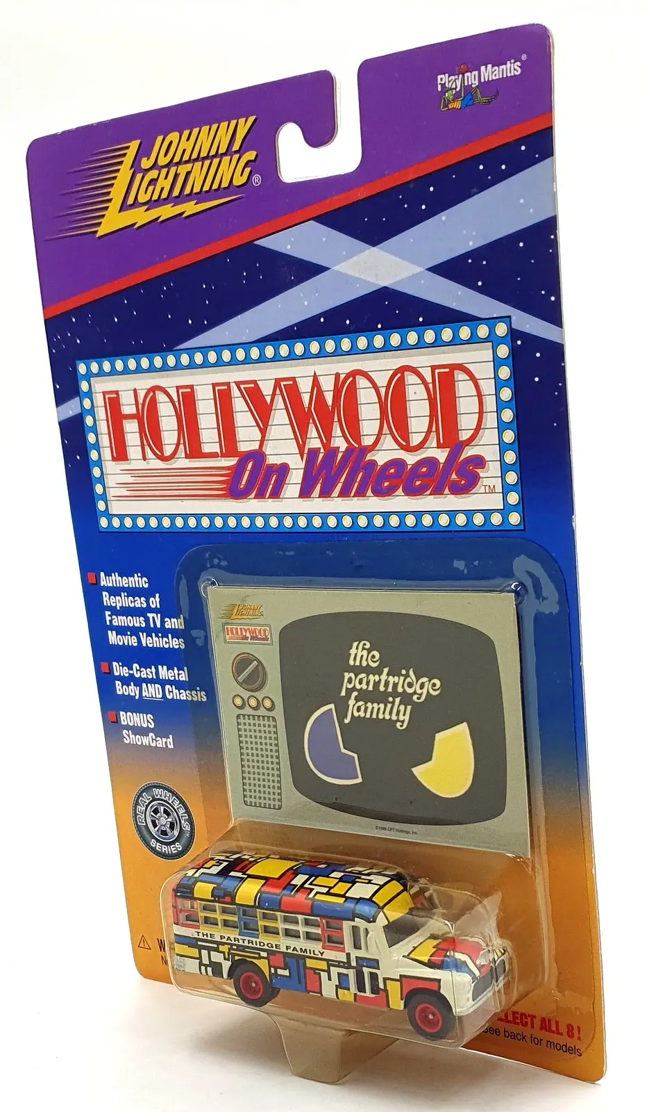 Johnny Lightning 1/64 Scale 431-00 - The Patridge Family Bus - Show Card 1