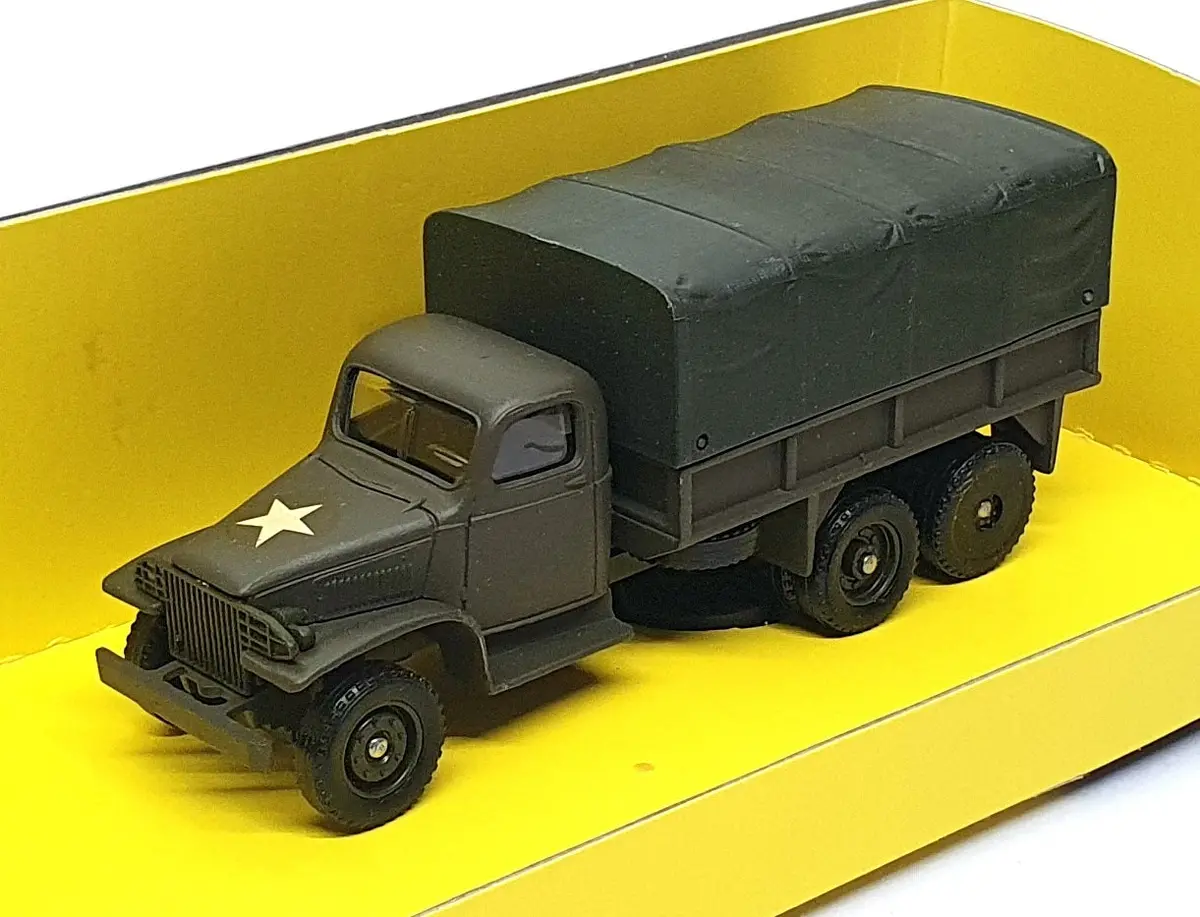 Solido 1/50 Scale Diecast 6036 - Gmc Tolee Military Truck - Green 1