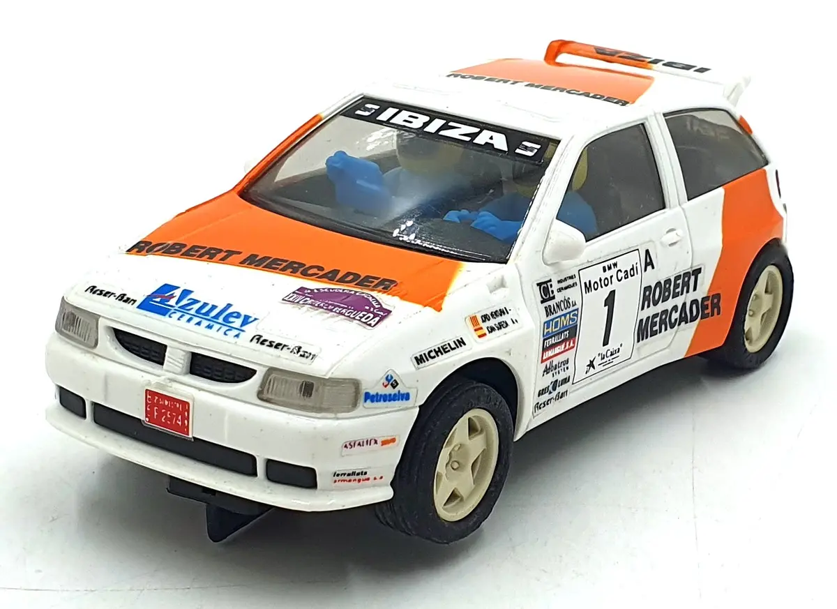 Matchbox Scx 1/32 Scale Slot Car 83900.20 - Seat Ibiza Coupe #1 Robert Mercader 1
