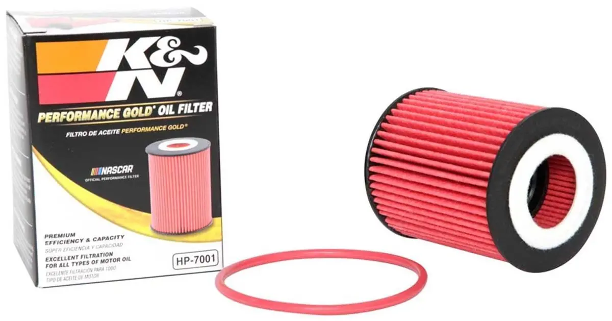 K&N Hp-7001 High-Performance Gold Oil Filter 1