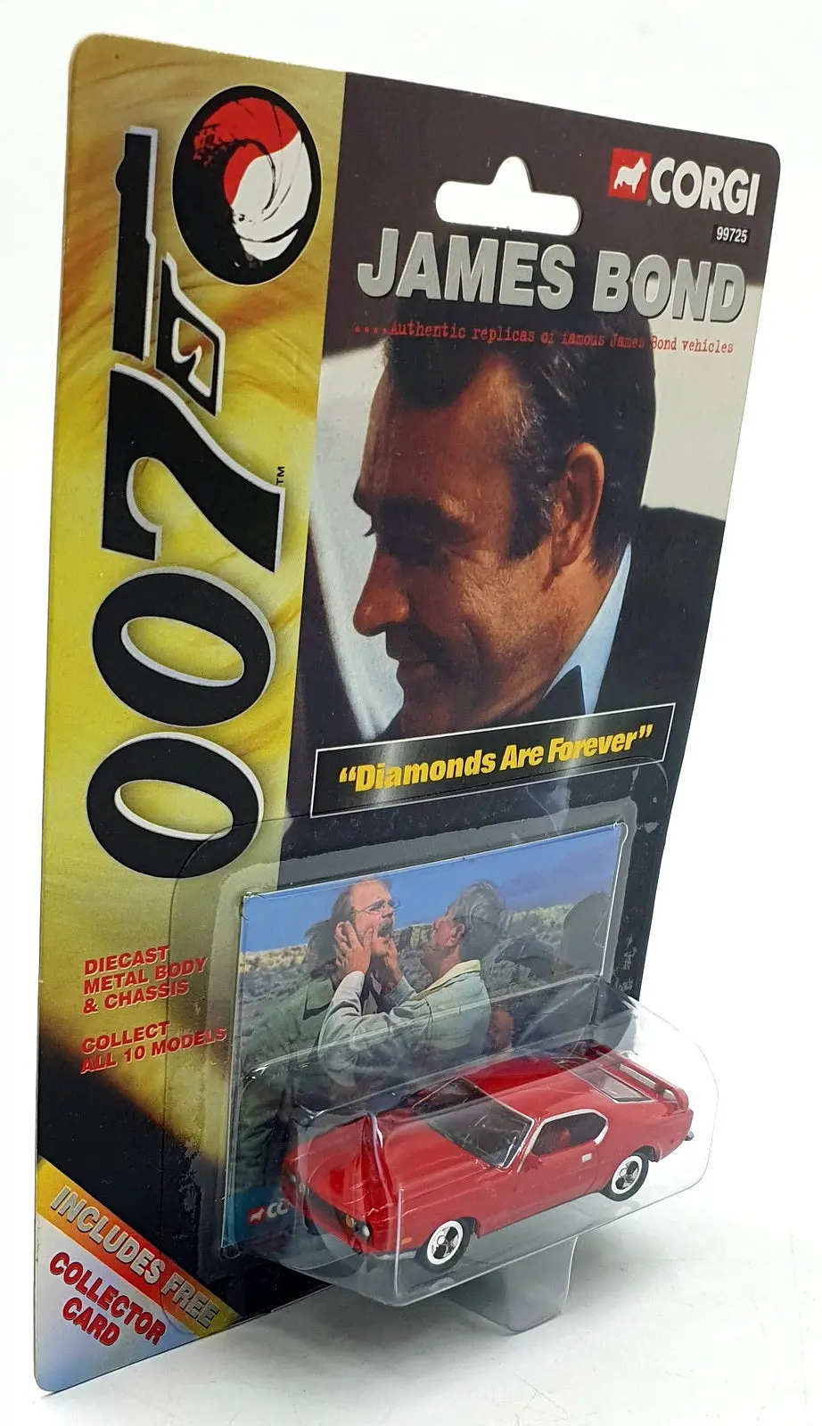 Corgi 1/64 Scale 99725 - Ford Mustang James Bond 007 "Diamond's Are Forever" 1
