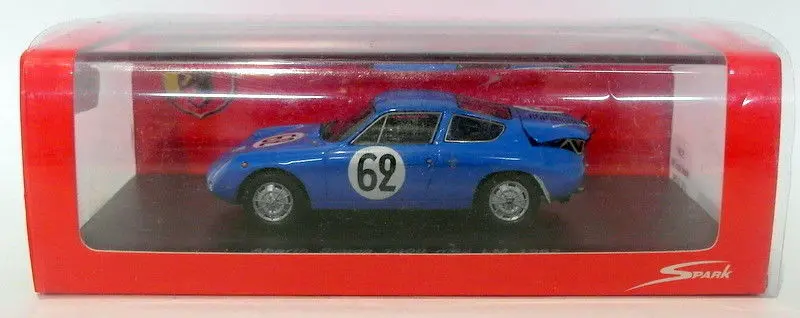 Spark Models 1/43 Scale - S1307 Abarth Simca 1300 #62 Le Mans 1962 1