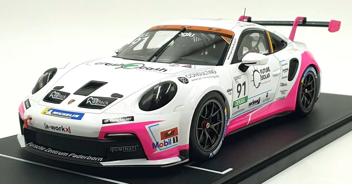 Ixo 1/18 Scale Legt18-24Cup004 - Porsche 911 Gt3 Cup #91 Deutschland 2025 1