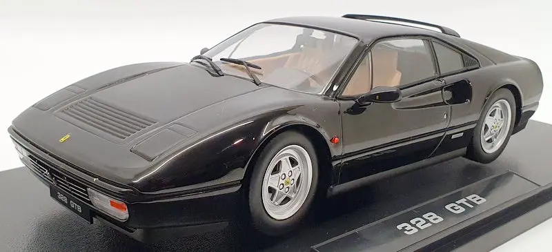 Kk Scale 1/18 Scale Model Car Kkdc180532 - 1985 Ferrari 328 Gtb - Black 1