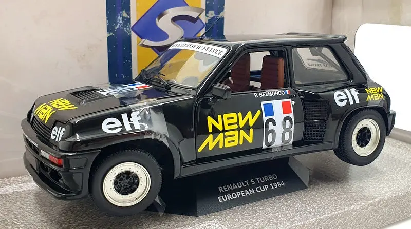 Solido 1/18 Scale Diecast S1801312 - Renault 5 Turbo #68 European Cup 1984 Black 1