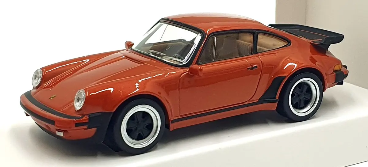 Norev 1/43 Scale Diecast 750072 - Porsche 911 Turbo - Burnt Orange 1