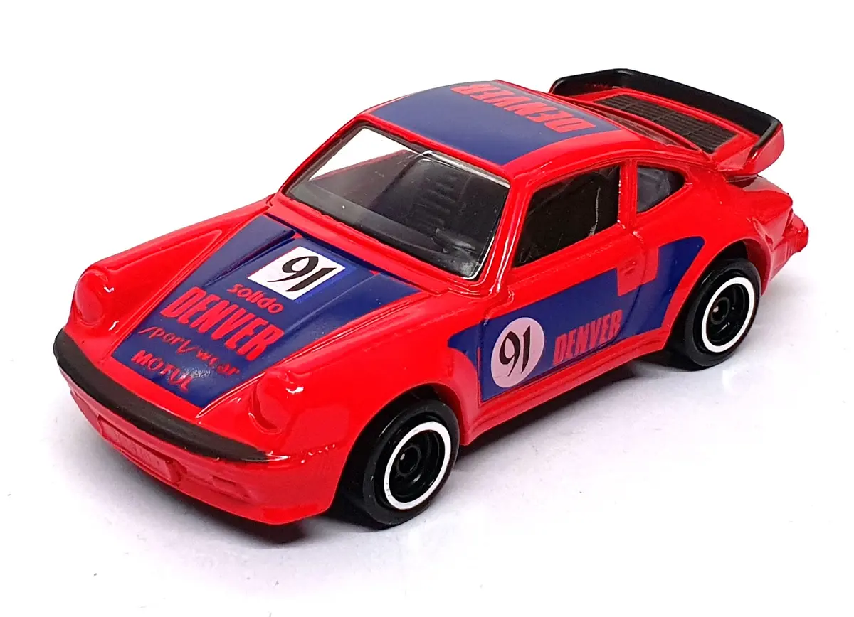 Corgi Appx 10Cm Long Diecast C139/2 - Porsche 911 Race Car - Red/Blue 1