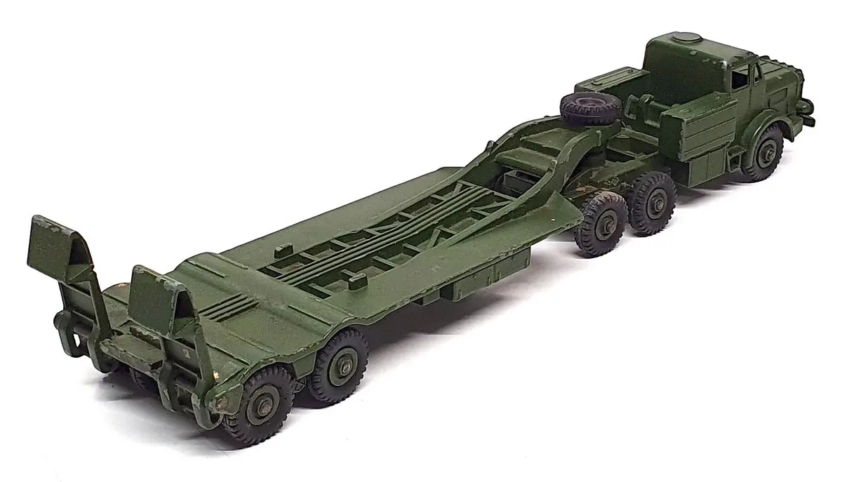 Dinky Supertoys Original Diecast 660 Thornycroft Antar Tank Transporter - Green 2