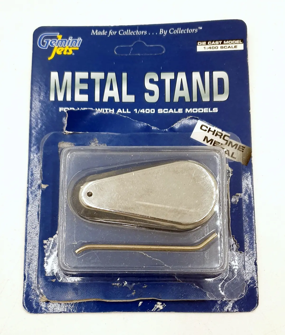 Gemini Jets Gjstd777 - 1/400 Scale Aircraft Chrome Metal Display Stand 1