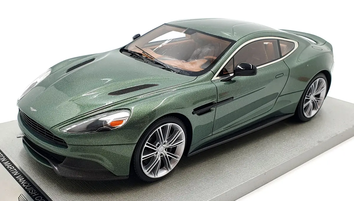 Tecnomodel 1/18 Scale Tm18-11U - Aston Martin Vanquish Coupe Appletree Green Met 1