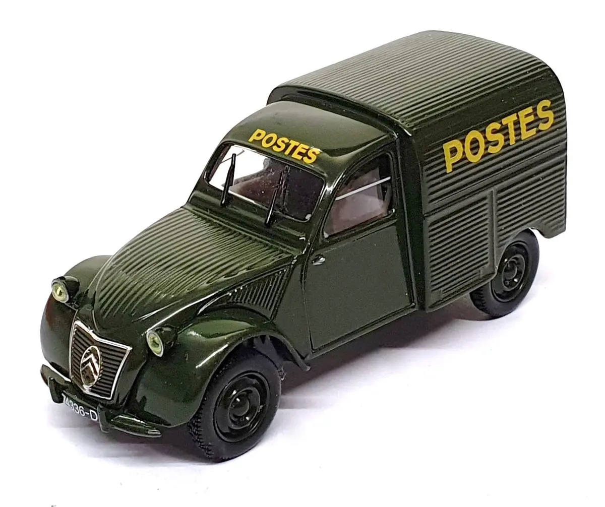 Norev 1/43 Scale 40 9562X - 1952 Citroen 2Cv Van La Poste Postes - Green 1