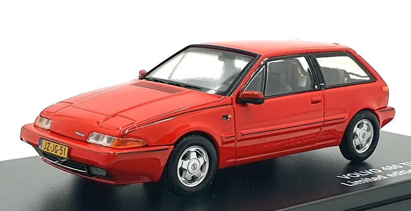 Triple 9 1/43 Scale Diecast T9-43062 - Volvo 480 Turbo 1987 - Red 1
