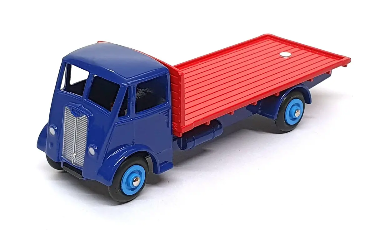 Atlas Editions Dinky Toys Diecast 512 - Guy Flat Truck - Blue/Red 1