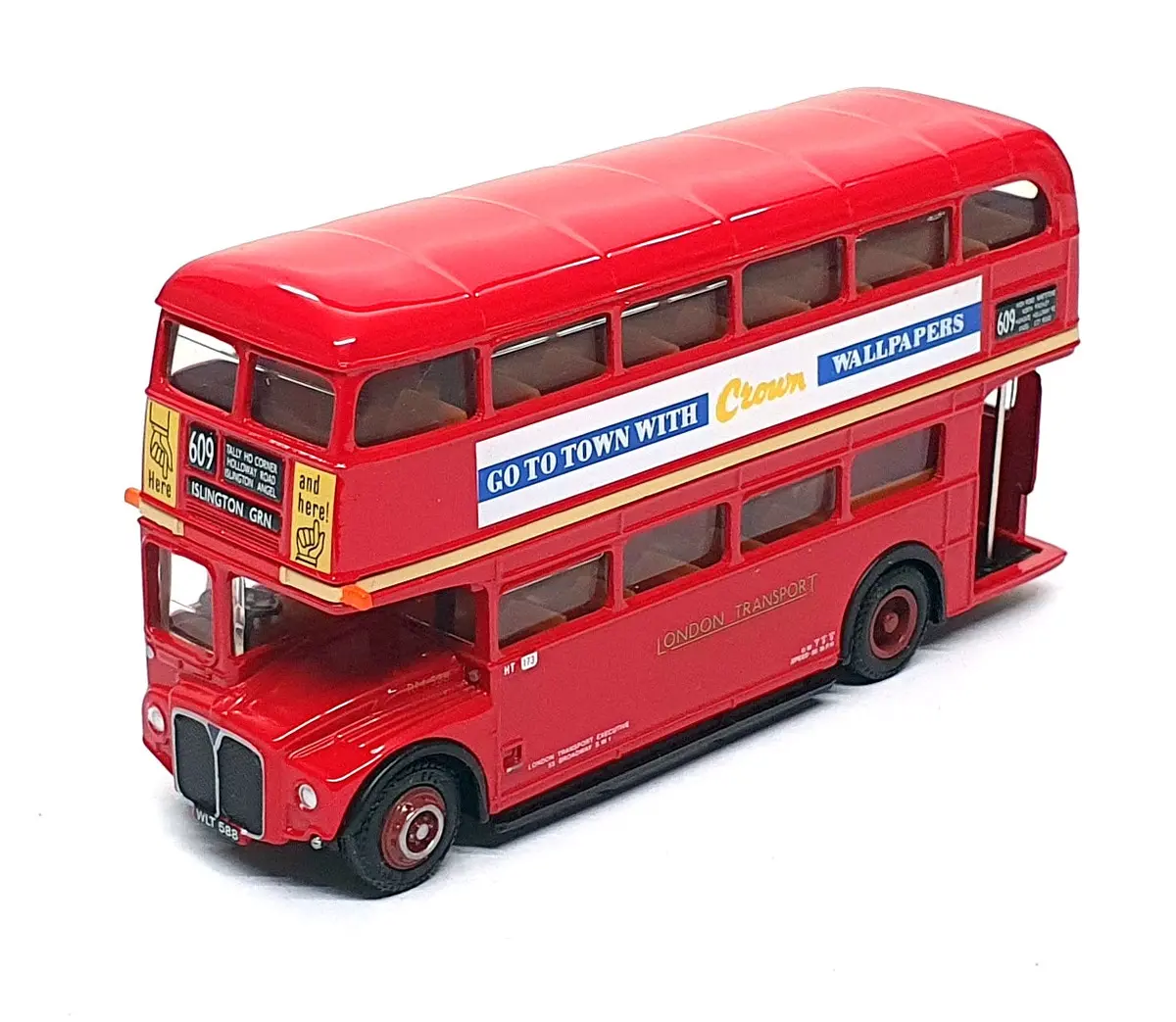 Efe 1/76 Scale 15632A - Aec Rm Routemaster London Bus L.O.T.S Rt. 609 - Red 1