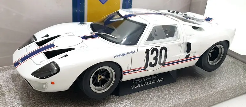 Solido 1/18 Scale S1803009 - Ford Gt40 Mk1 Targa Florio 1967 #130 1