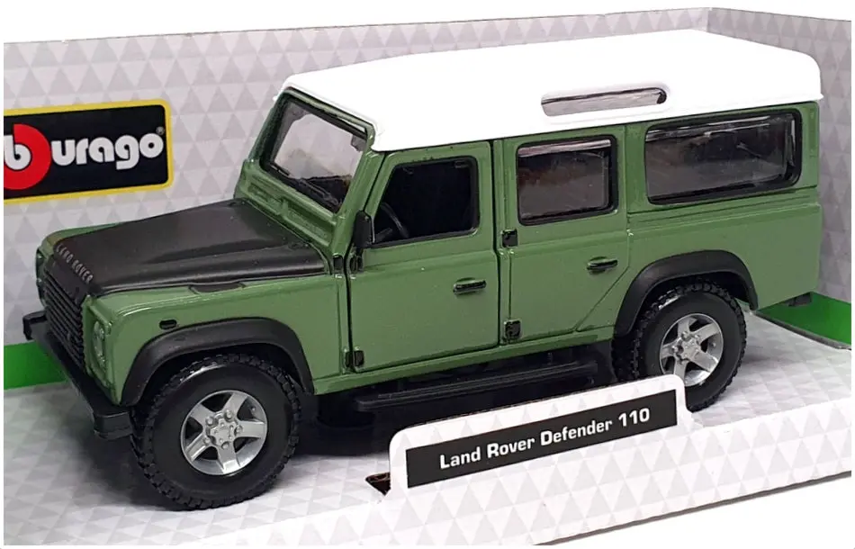 Burago 1/32 Scale 18-43029/Gn - Land Rover Defender 110 - Green 1