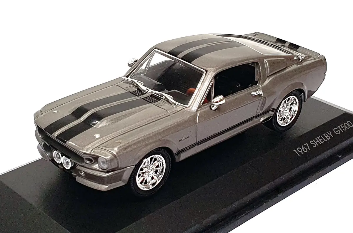 Road Signature 1/43 Scale 43202 - 1967 Shelby Gt500 - Met. Grey/Black 1