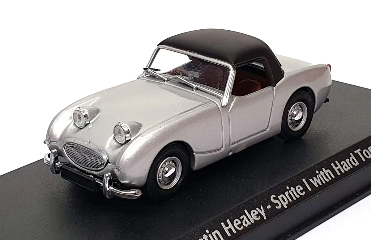 Detail Cars 1/43 Scale Art413 - 1958 Austin Healey Sprite I - Silver 1