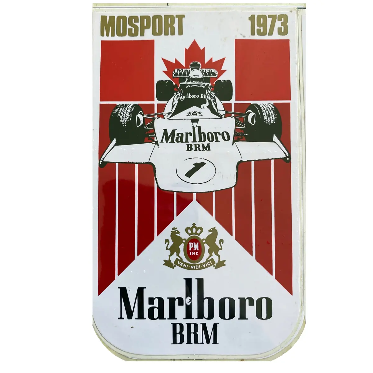 Marlboro Brm - Race Sticker - 1973 - Canada 1