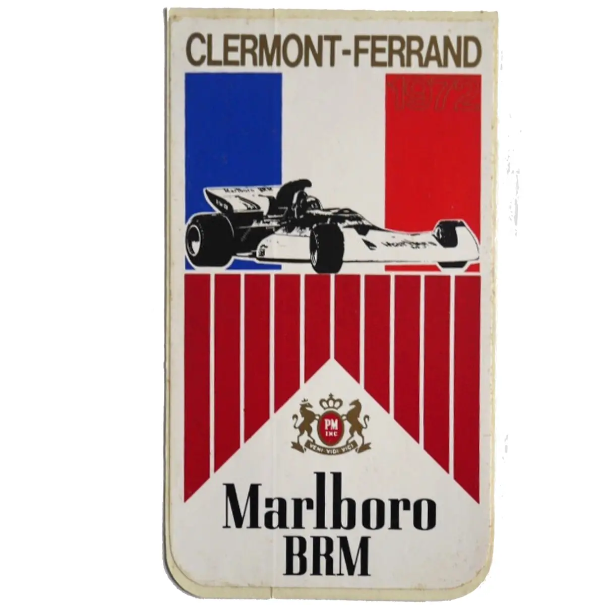 Marlboro Brm - Race Sticker - 1972 - France 1