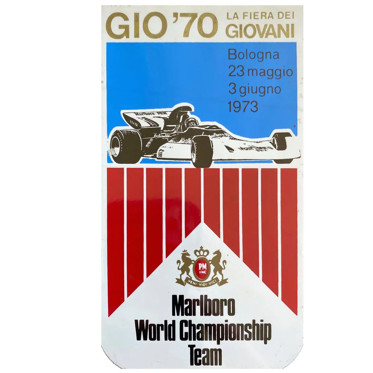 Marlboro Brm - Race Sticker - 1972 - Giovani 1