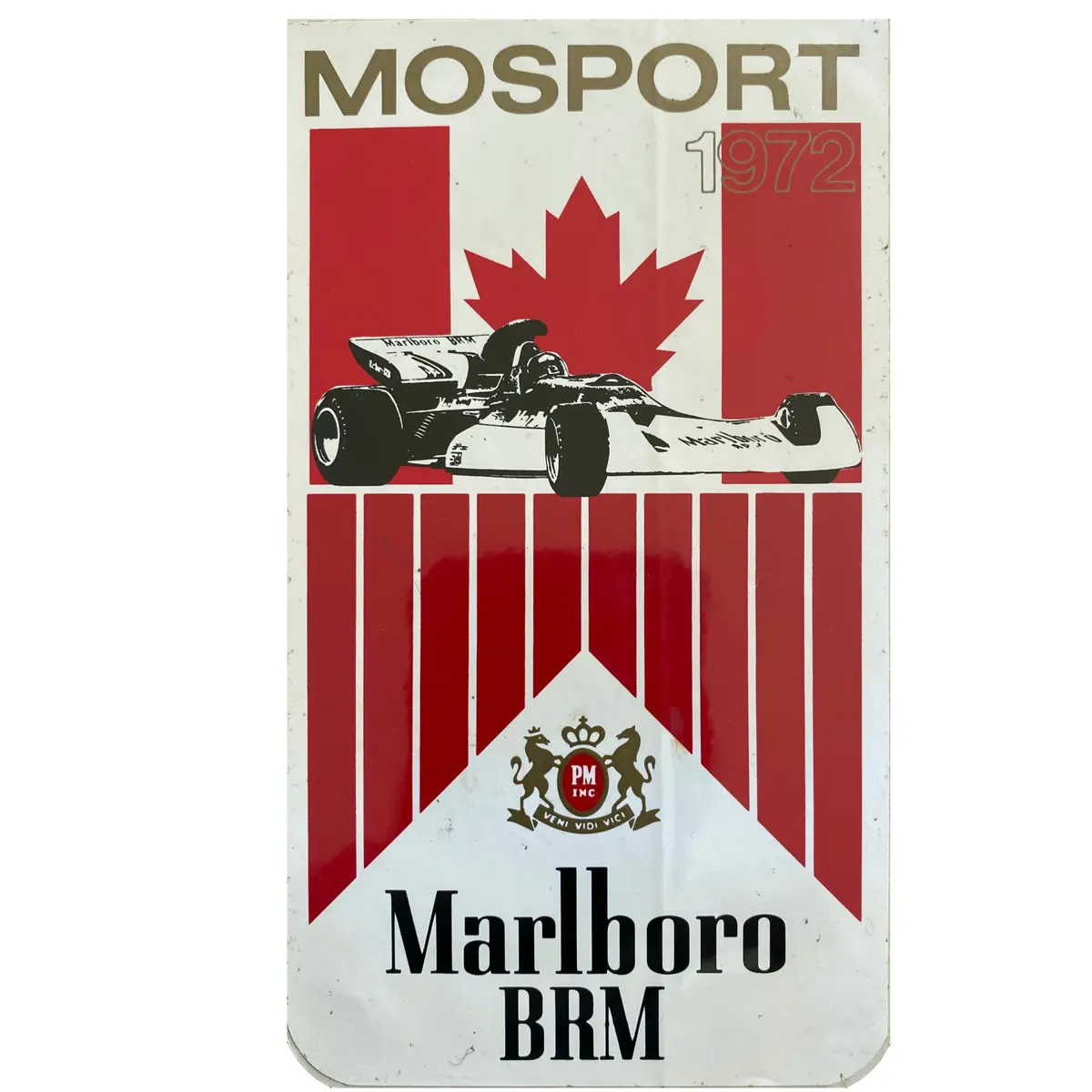 Marlboro Brm - Race Sticker - 1972 - Canada 1