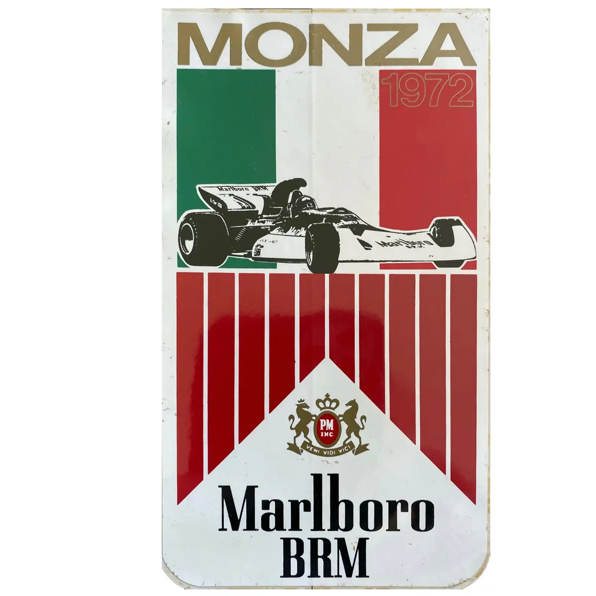 Marlboro Brm - Race Sticker - 1972 - Italy 1