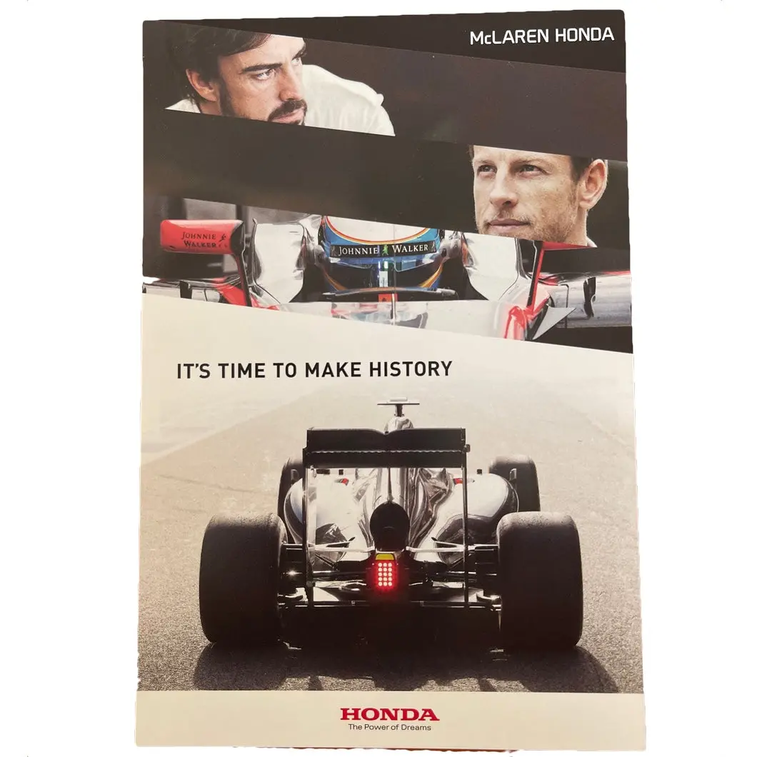 Honda Mclaren 2018 Postcard 1