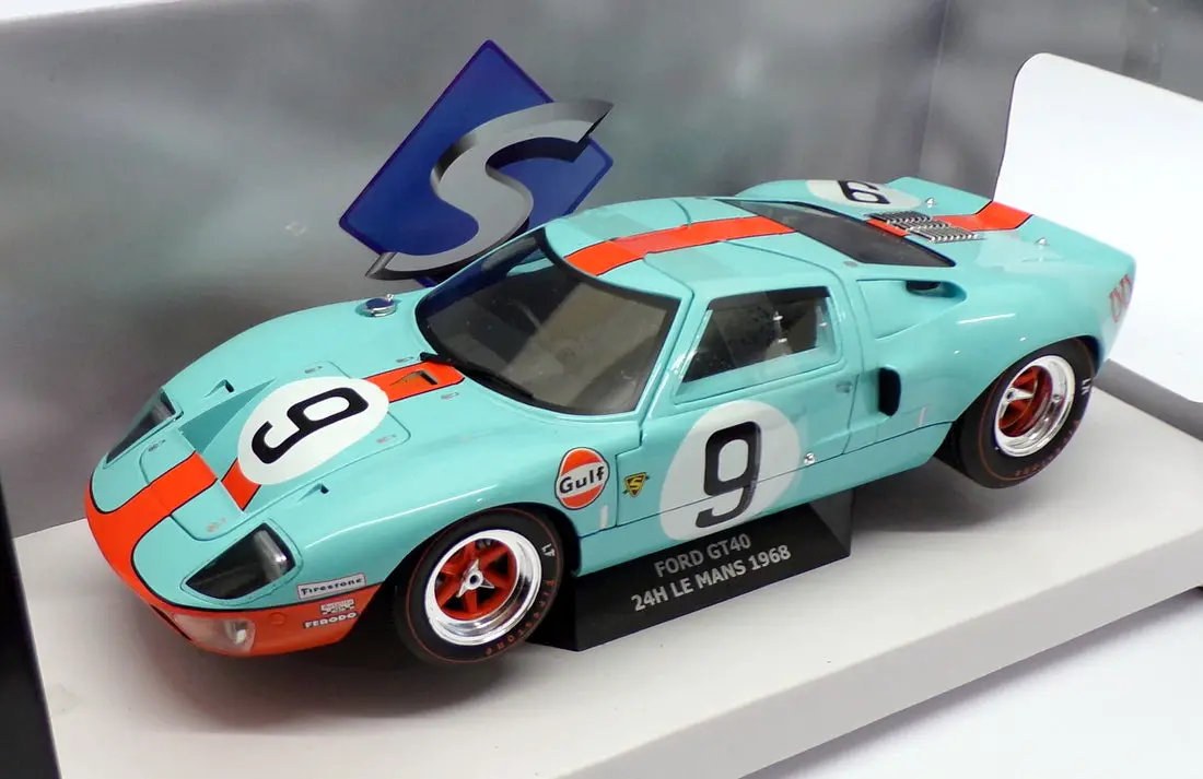 Solido 1/18 Scale S1803001 - Ford Gt40 - #9 24H Le Mans Gulf 1