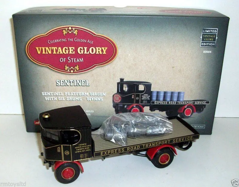 Corgi 1/50 - 80004 Sentinel Platform Wagon With Oil Drums - Wynns 1